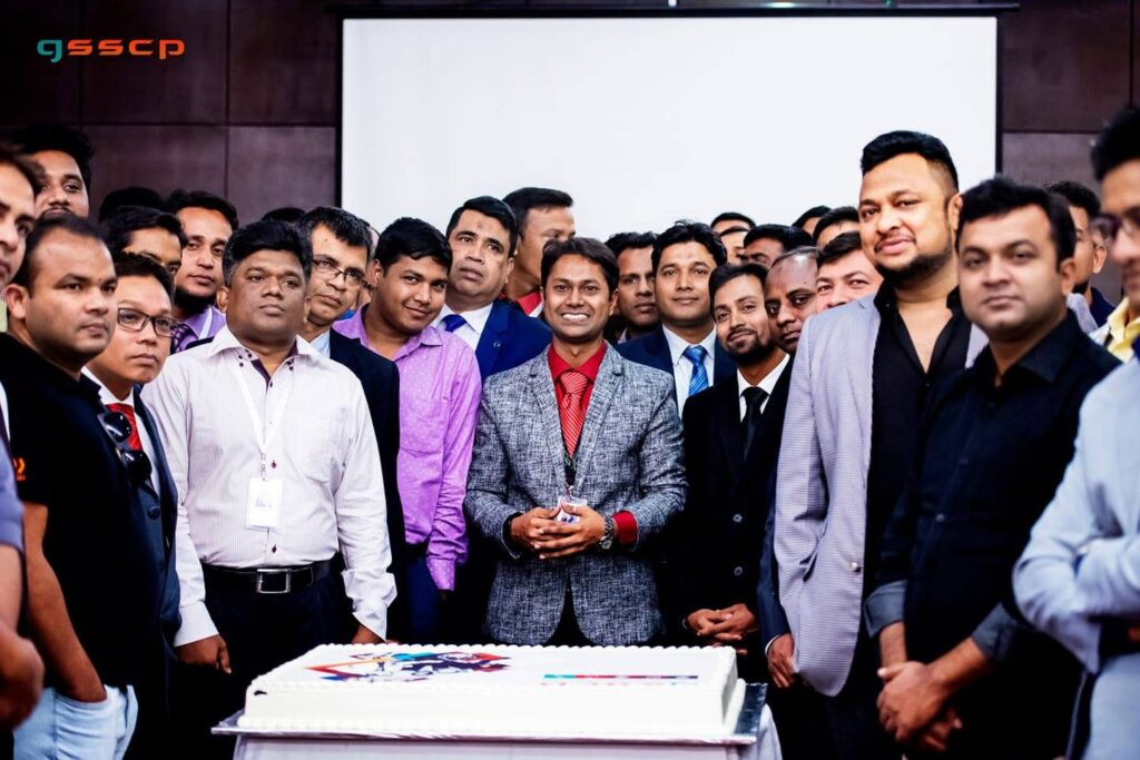 Tanzil Aslam with team