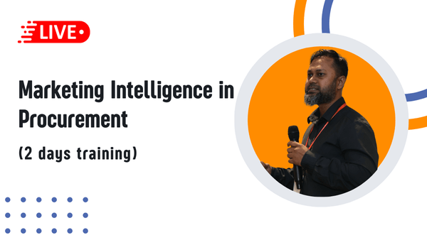 Marketing Intelligence in Procurement training